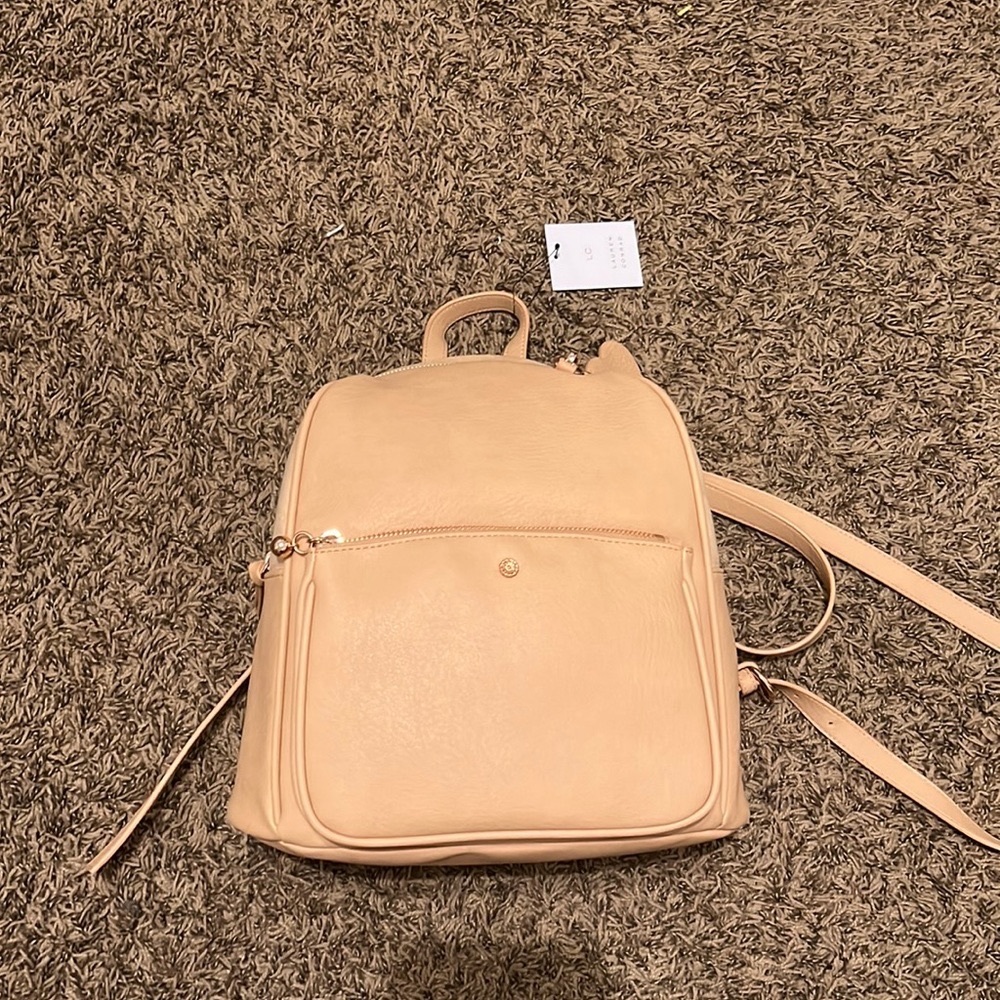 Lauren Conrad LC Mini backpack Tan Brand New